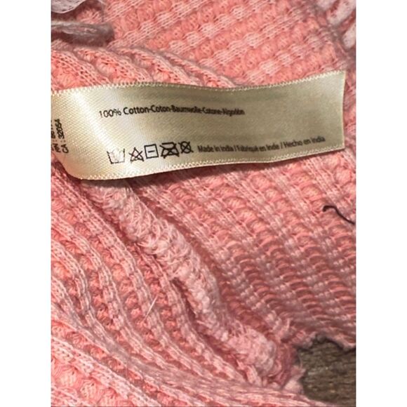 Free People One Colt Waffle Knit Henley Top - Picture 7 of 7